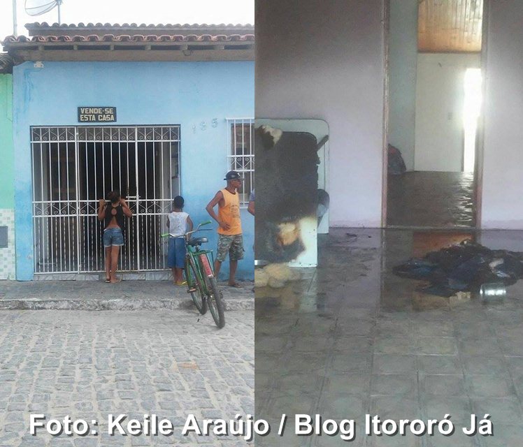FOTO DA CASA INCENDIADA EM RIO DO MEIO