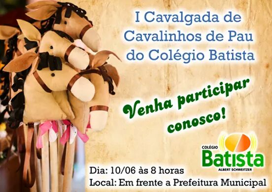 Cavalgada diferente